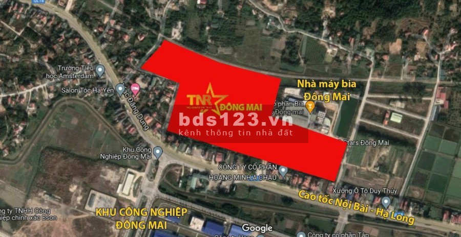 Độc quyền phân phối đất nền TNR Đông Mai đối diện khu công nghiệp Đông Mai- Quảng Ninh