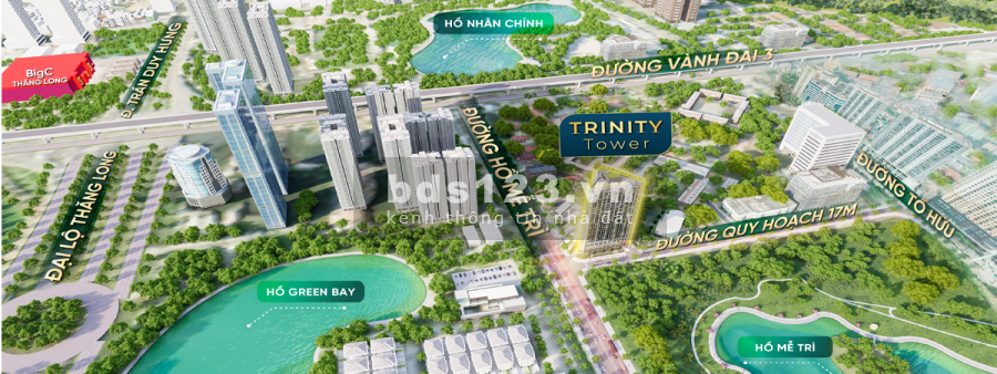 Bán căn hộ 2PN view trọn hồ Phùng Khoang, nằm ngay cạnh…