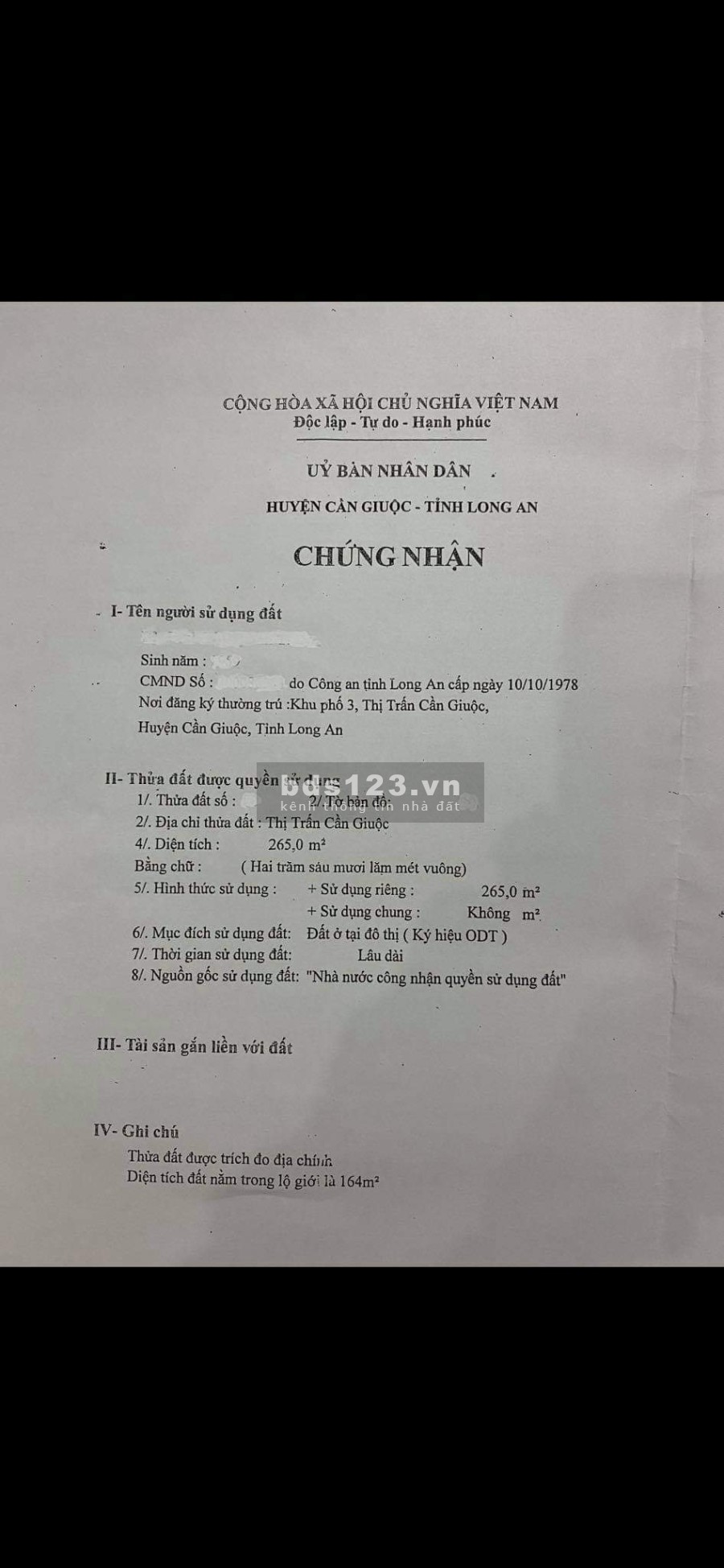 Bán nhà mặt tiền đường Trị Yên diện tích 265m2 bán gấp liên hệ chinh chủ 0355699411