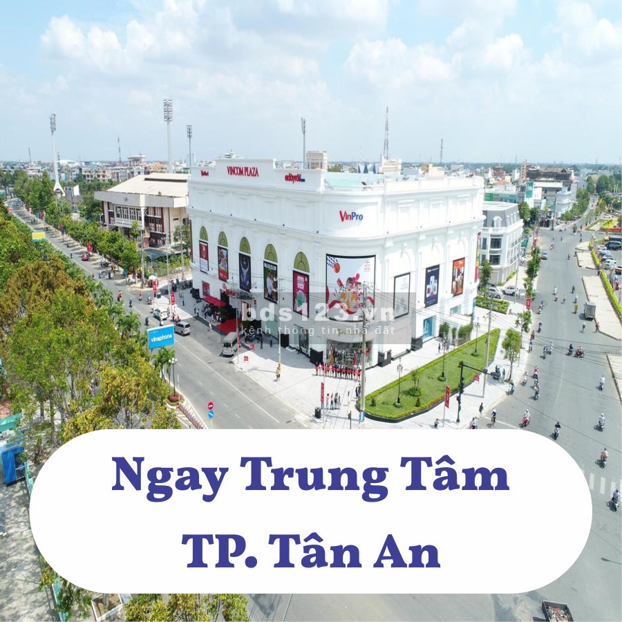 Bán gấp đất trung tâm hành chính Tân An chỉ 550tr, sổ hồng riêng