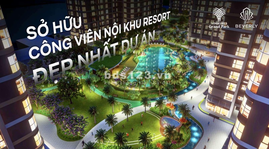 Beverly Hill - phân khu đẹp nhất dự án, ngân hàng hỗ trợ 70% giá trị căn hộ giá tốt đầu tư