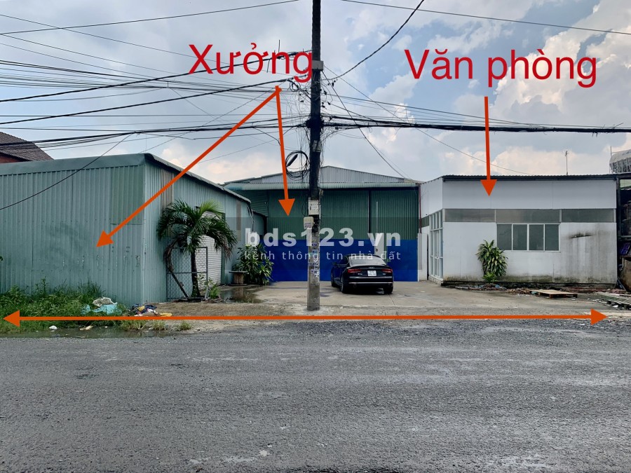 Cho thuê kho đường Bưng Ông Thoàn diện tích sử dụng 2500m2 giá 180 triệu/tháng