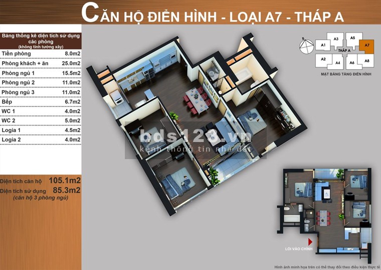 Chính chủ cần bán căn hộ chung cư cao cấp Sunsquare, ngay ngã tư lê đức thọ, diện tích 105m2