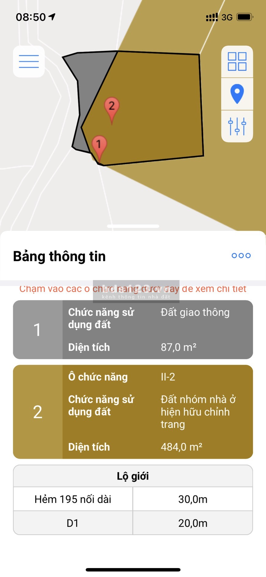 Bán lô đất diện tích 545m2 đất quy hoạch dchh, Tăng Nhơn Phú a, giá bán 26 triệu/m2