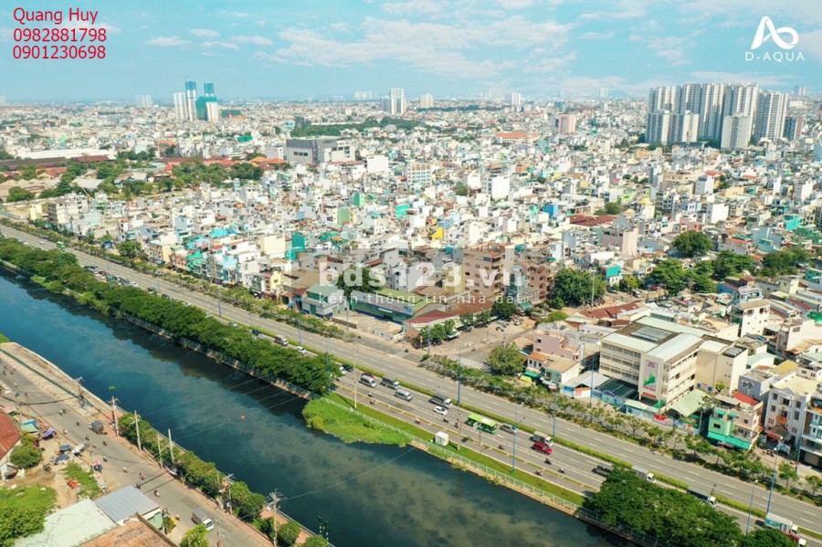 Siêu phẩm D-Aqua dự án căn hộ cao cấp bậc nhất quận 8 sở hữu mặt tiền đường bờ sông 125m