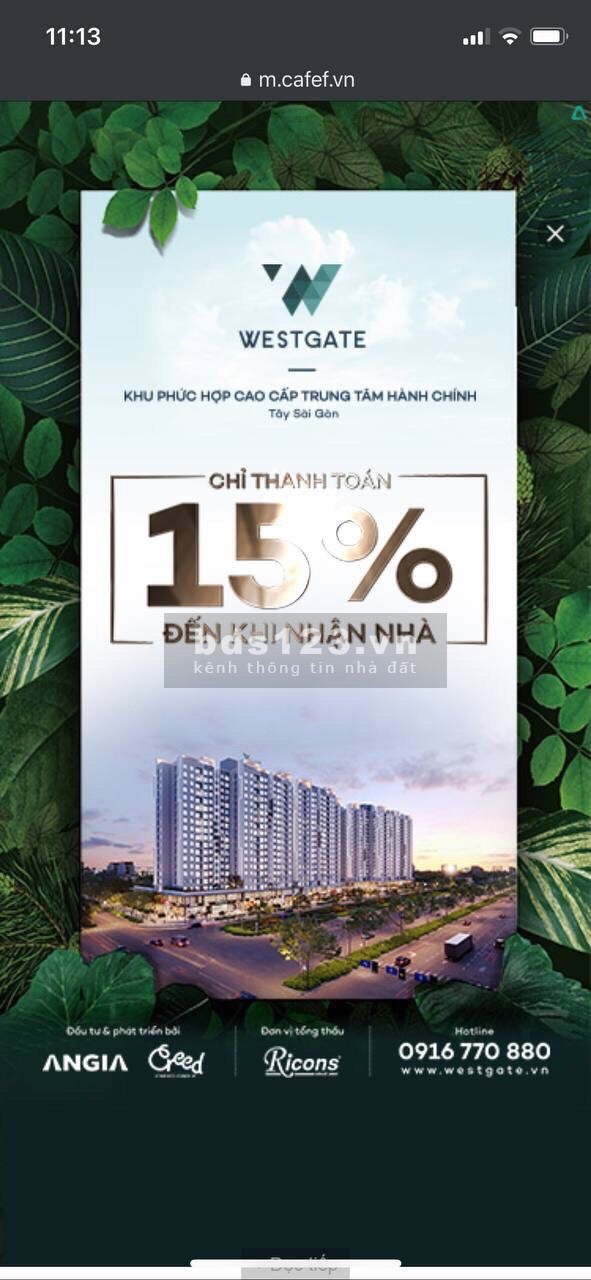 Ra gấp căn hộ cao cấp diện tích 85m2, 3 pn, 2 wc ngay trung tâm Bình Chánh, giá tốt đầu tư