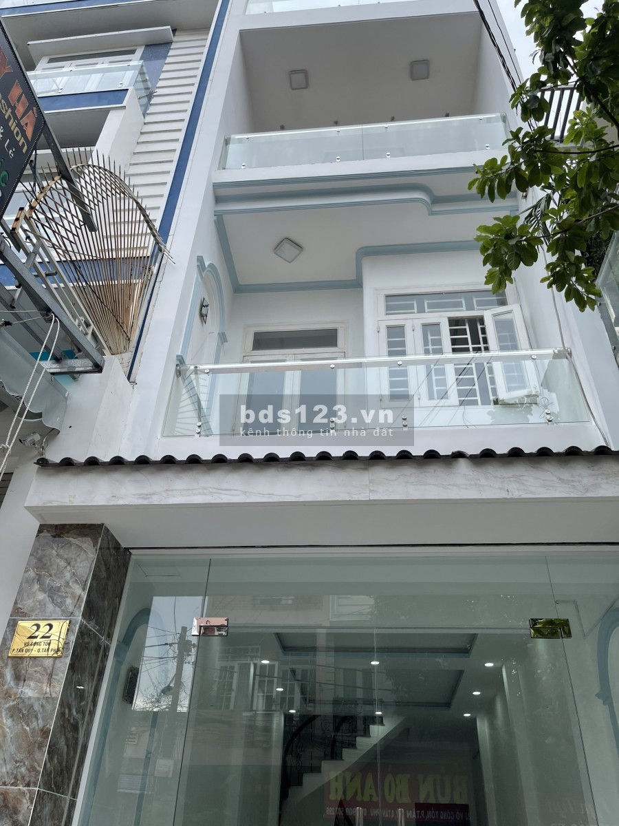 Bán gấp nhà nguyên căn chính chủ 22 Võ Công tốn, Quận Tân Phú, đúc kiên cố, dt 90m2