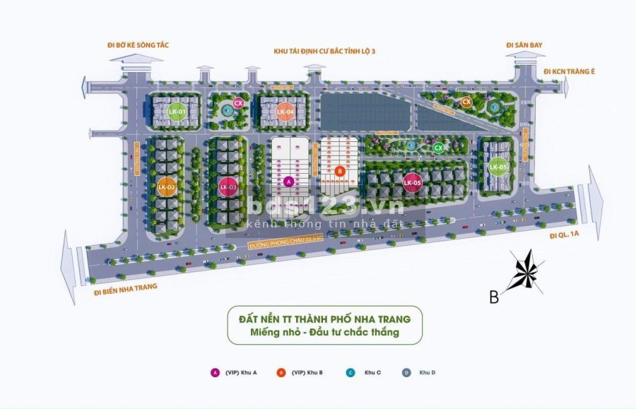Bán đất nền tại trung tâm thành phố Nha Trang sổ hồng lâu dài pháp lý chính chủ, bàn giao ngay