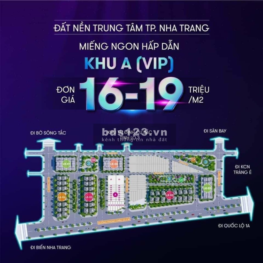 Bán đất nền tại trung tâm thành phố Nha Trang sổ hồng lâu dài pháp lý chính chủ, bàn giao ngay