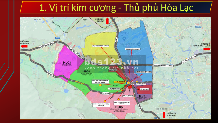 Siêu phẩm 40 lô Phú Cát, ngã tư Quốc Lộ 21 và ĐT 446 giá bán 24 triệu/m2, pháp lý chính chủ