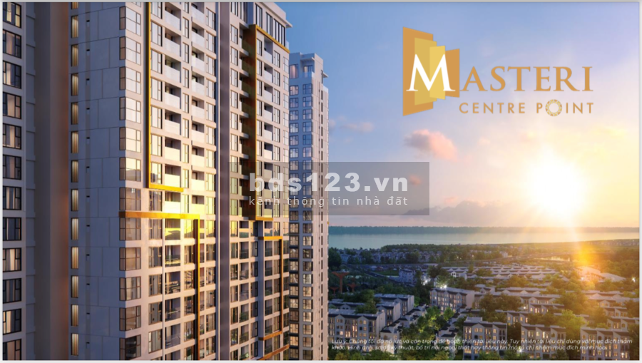 Masteri Centre Point chuẩn mực sống sang tặng 5 năm phí quản lý cùng nhiều chính sách ưu đãi