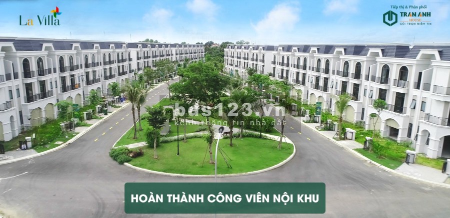 Lavila Green City nhà phố đẳng cấp 2 mặt tiền Hùng Vương và Quốc Lộ 1A view sông Vàm Cỏ