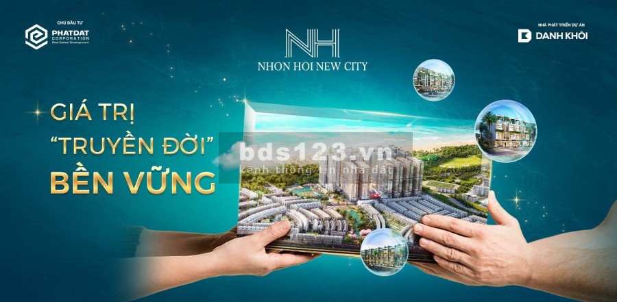 Đất nền ven biển dự án Nhơn Hội Newcity giá bán 2.39 tỷ, pháp lý chính chủ, sổ sẵn