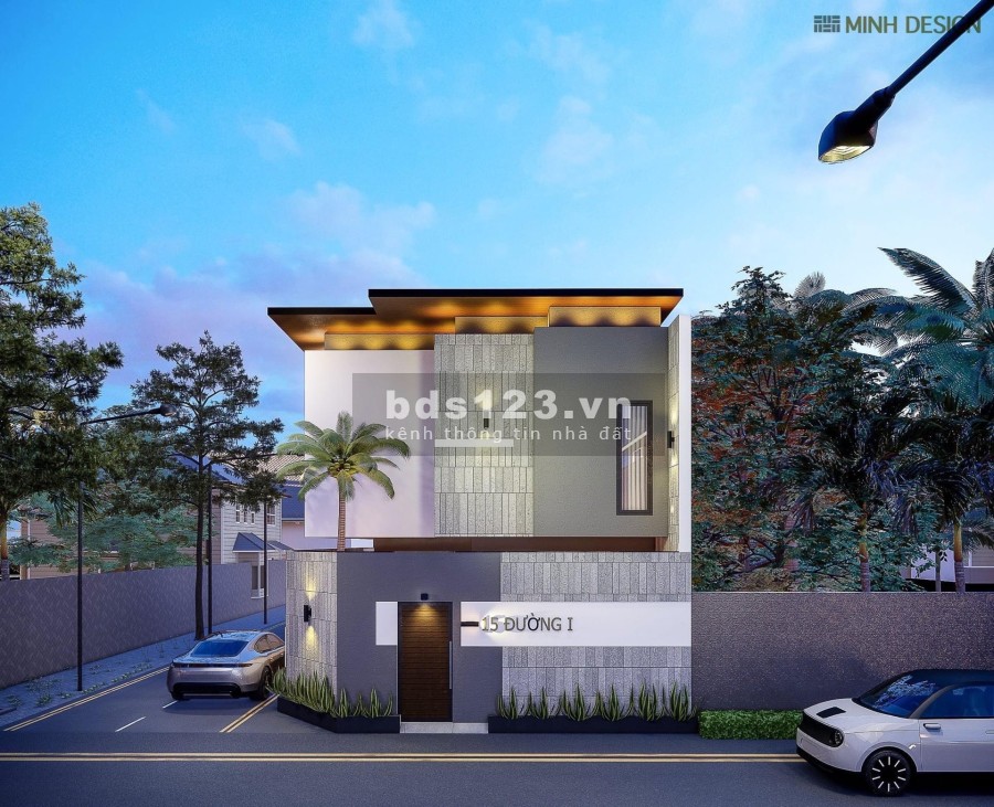 Villa 2 mặt tiền đang hoàn thiện cho nhà đầu tư và ở lâu dài khu sầm uất, xe qua lại nhiều