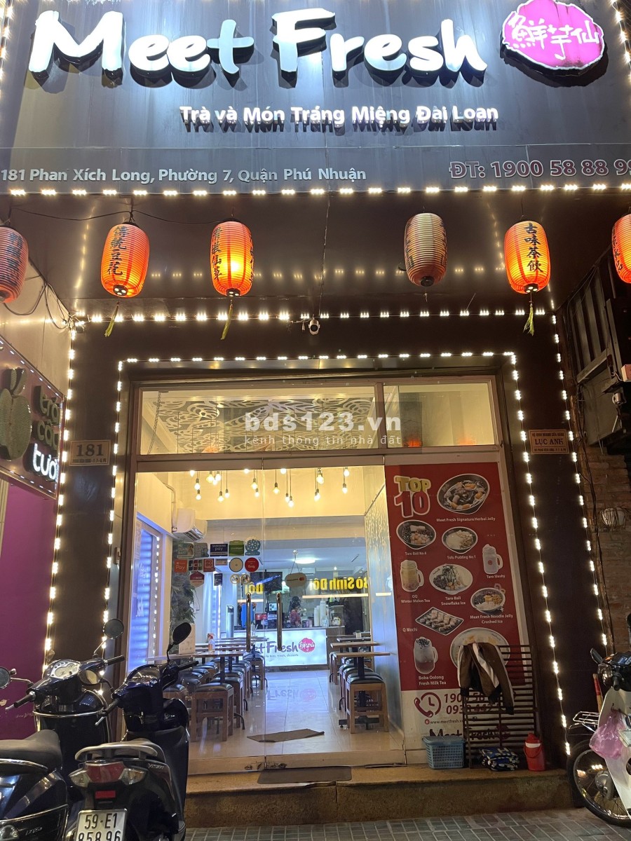 Cho thuê mặt bằng diện tích sử dụng 64m2 mặt tiền 181 Phan Xích Long P7 Quận Phú Nhuận