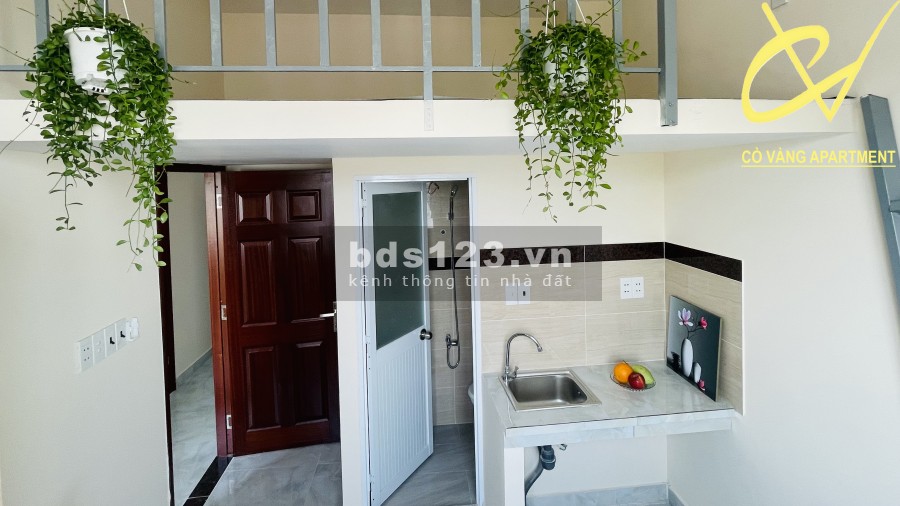 Phòng cao cấp có gác diện tích 25m² Phan Văn Trị khu dân cư đông còn mới 100%