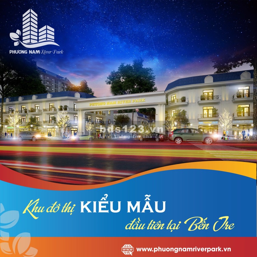Khu Dân Cư Nhà Ở Xã Hội Và Nhà Phố Phương Nam Riverpark Thành Phố Bến Tre