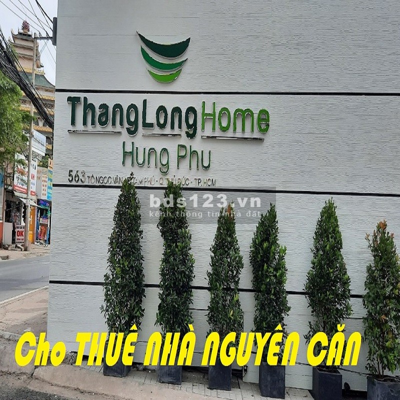 Cho thuê nhà nguyên căn 1 trệt 2 lầu, (5x20m) đường 16m, KDC Thăng Long Home, giá 18 tr/th