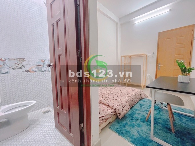 Phòng sutdio 25m2 đầy đủ nội thất cao cấp nằm gần chợ Hoa thám và đường K300