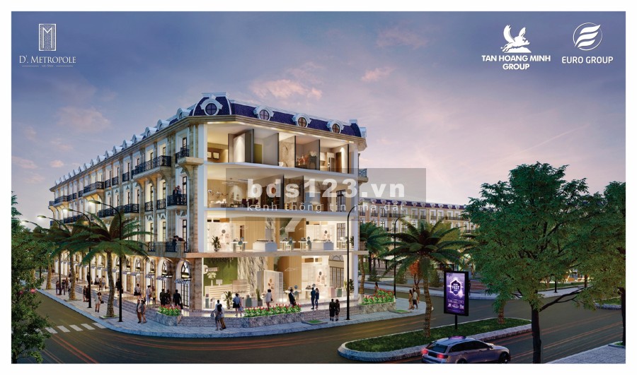 Shophouse 3 mặt tiền.237 m2.4,5 tầng.trục Bùi Dương Lịch tp Hà Tĩnh. Giá tốt từ chủ đầu tư.