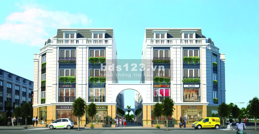 Chính thức ra mắt 42 căn shophouse Luxuty khối đề chung cư Eurowindow Tower kiến trúc đẹp
