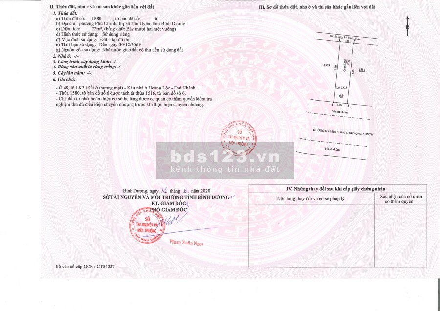 Bán đất mặt tiền đường DT742 2 mặt tiền đường lớn, giá bán 1.5 tỷ/nền, liên hệ 0962622349