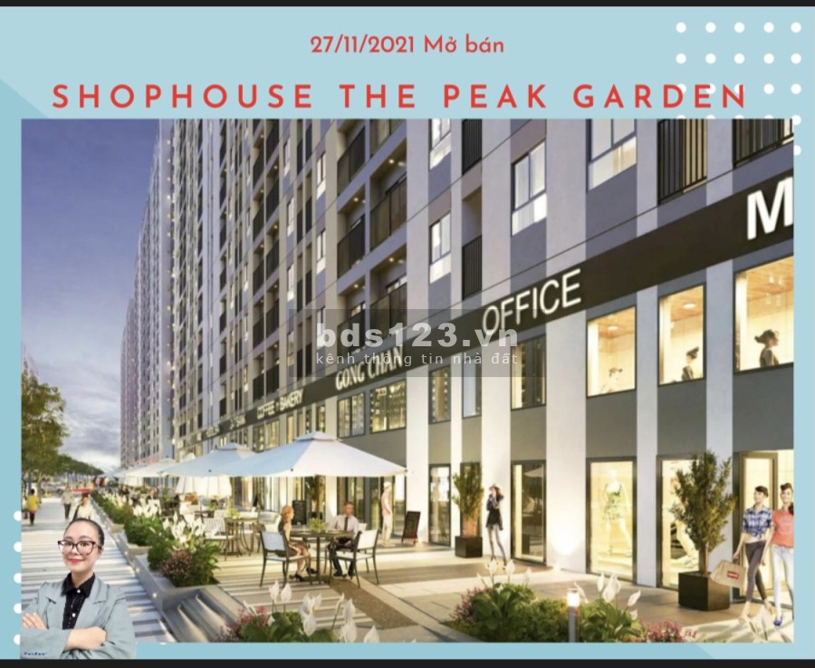 5 lý do nên lựa chọn Shophouse The Peak Garden mở bán Đợt 1 ngày 27/11/2021, lhcc