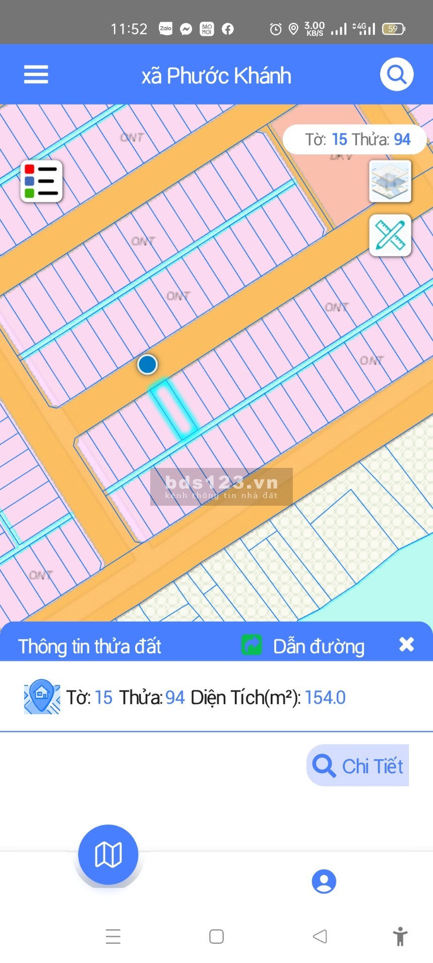Khu tái định cư xã Phước Khánh diện tích sử dụng 154m2 full thổ cư thích hợp đầu tư