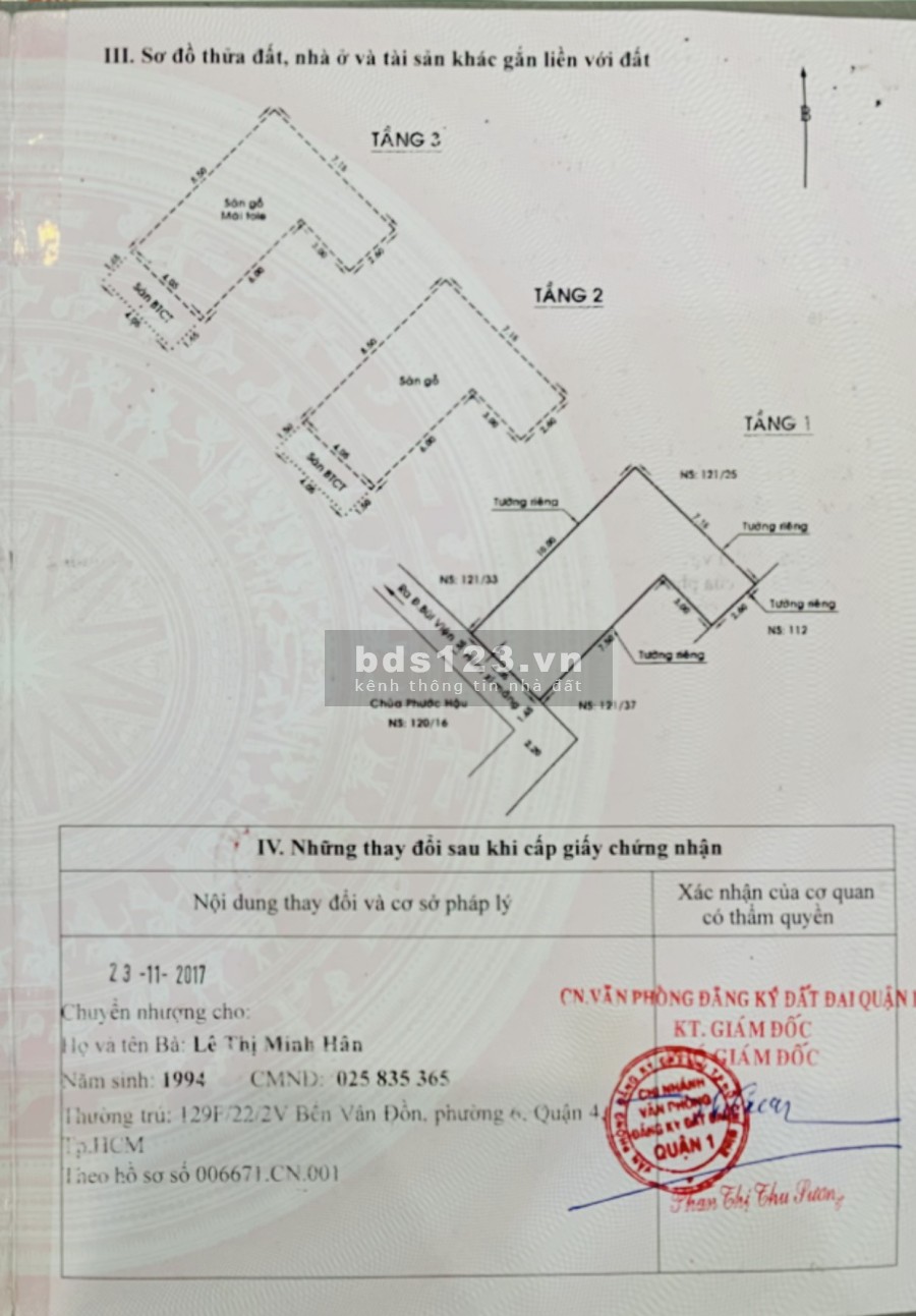 Bán nhà ngay Phố đi bộ Bùi Viện, Phạm Ngũ Lão Quận 1 giá bán thương lượng chính chủ