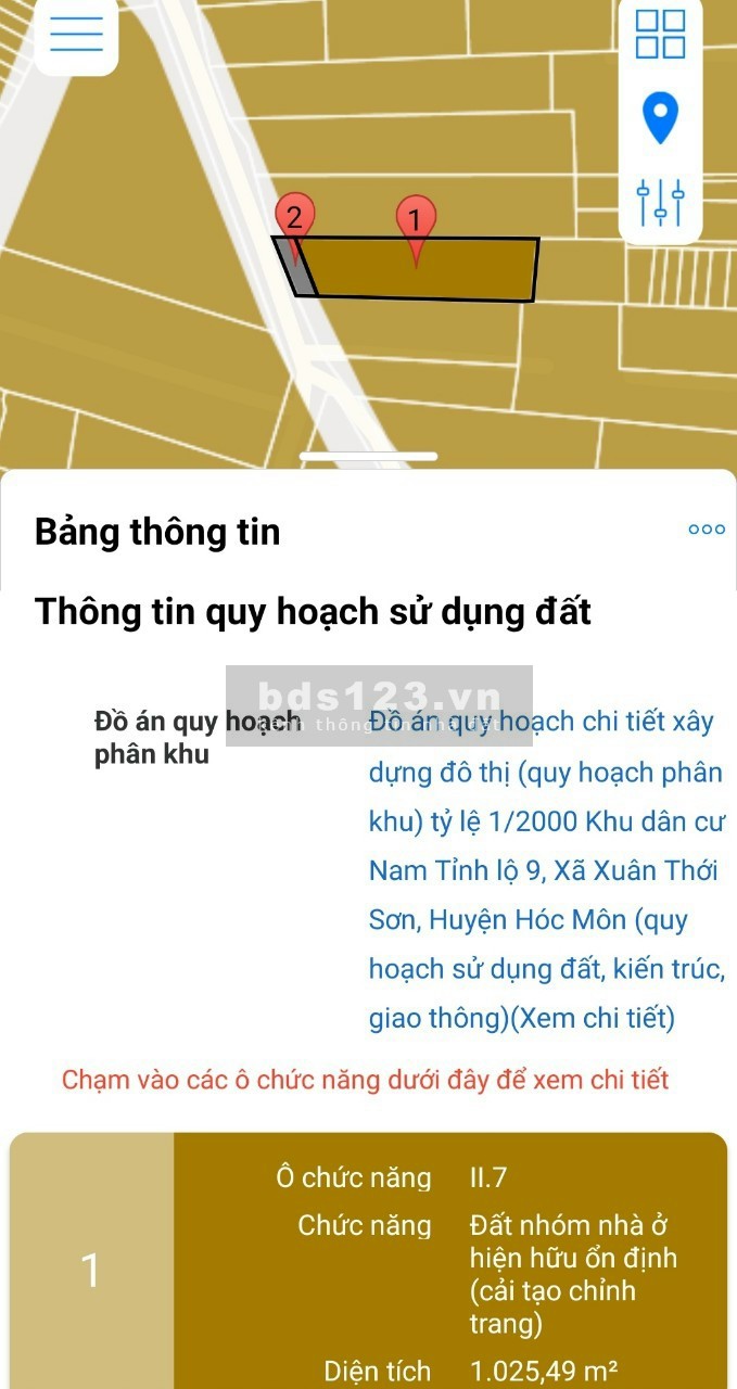 Bán 1096m2 đất mặt tiến đường 8m Xuân Thới Sơn 31, huyện Hóc Môn giá bán 20 tỷ, thương lượng