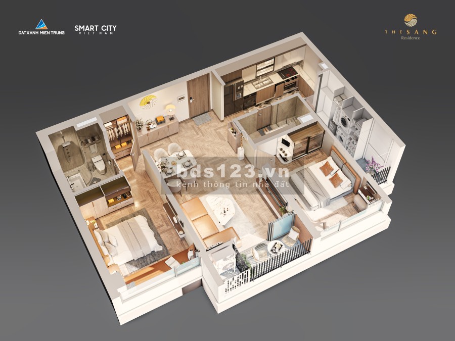 Sở hữu lâu dài cùng căn hộ The Sang view biển Mỹ Khê Đà Nẵng hỗ trợ 0% lãi suất sổ sẵn
