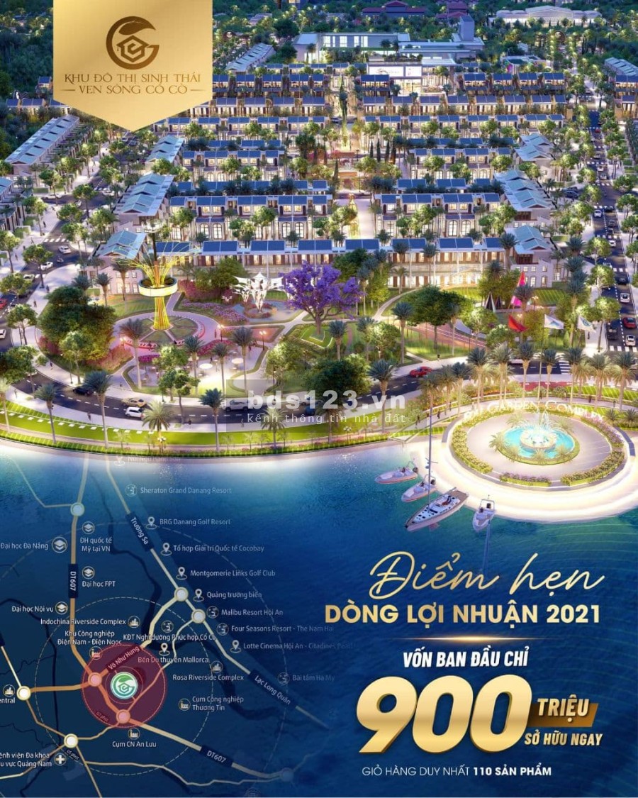 Đất nền dự án KDT sinh thái Edu Garden Complex, đầu tư ngay tại giai đoạn I, cơ hội sinh lời cao.