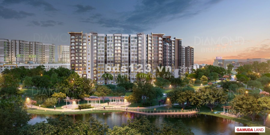 Bán căn hộ cao cấp giá tốt 2 pn dtsd 97m2 khu Diamond Brilliant Celedon City Quận Tân Phú