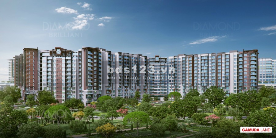 Bán căn hộ cao cấp giá tốt 2 pn dtsd 97m2 khu Diamond Brilliant Celedon City Quận Tân Phú