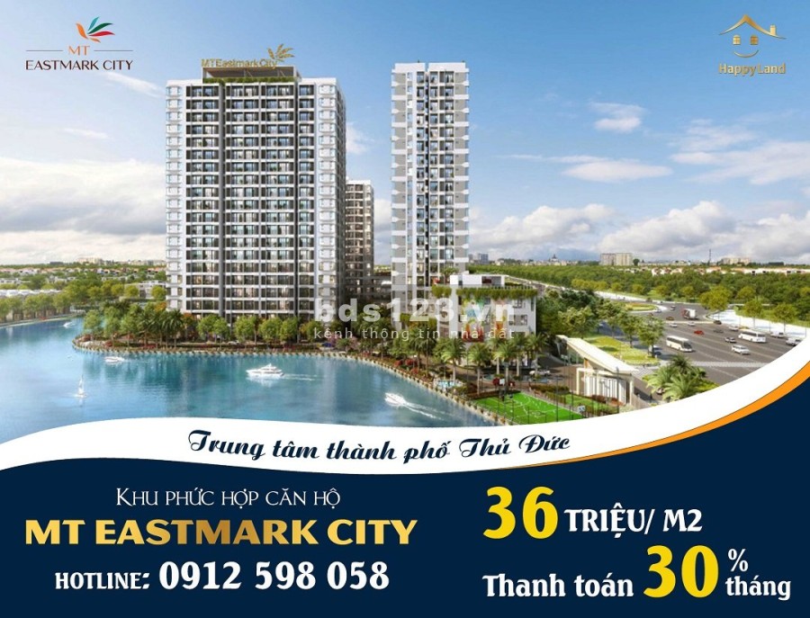Giữ chỗ căn hộ MT Eastmark City, giá bán chỉ 36 triệu/m2, Chiết khấu tới 8,5%, lh 0912598058