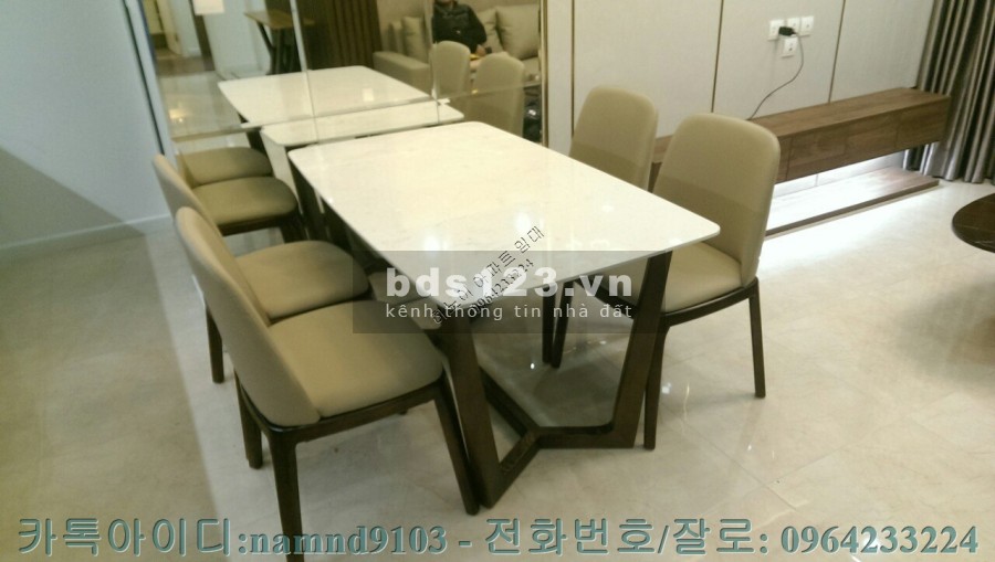 Cho thuê căn 2N nội thất mới chung cư Vinhomes Dcapitale tầng cao, view thoáng, lhcc