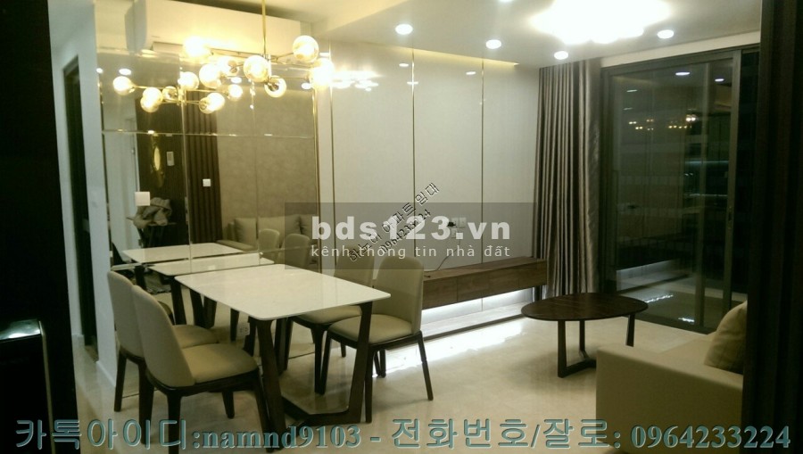 Cho thuê căn 2N nội thất mới chung cư Vinhomes Dcapitale tầng cao, view thoáng, lhcc