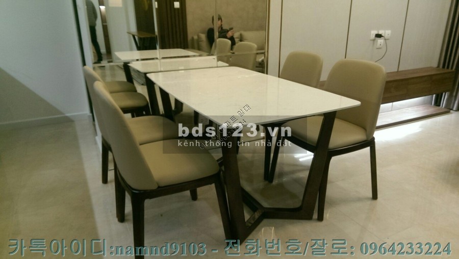 Cho thuê căn 2N nội thất mới chung cư Vinhomes Dcapitale tầng cao, view thoáng, lhcc