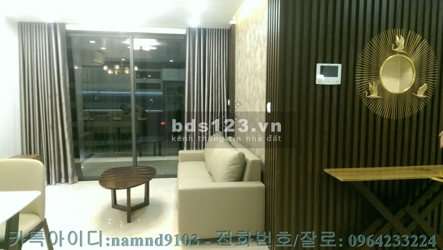 Cho thuê căn 2N nội thất mới chung cư Vinhomes Dcapitale tầng cao, view thoáng, lhcc