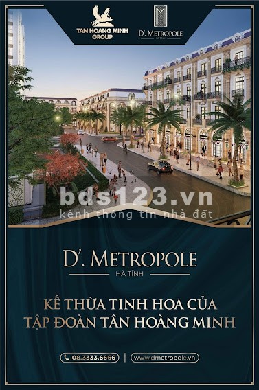 Shophouse 2 mặt tiền chỉ 9tỷ 180m2, mặt tiền 7,5m trục Phan Kính tp Hà Tĩnh hướng Đông Bắc