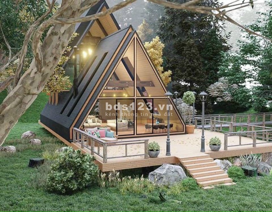 Farmstay Bảo Lộc Đà Lạt view suối tự nhiên giá chỉ 1tỷ5 khu dân cư đông đúc, đường lớn