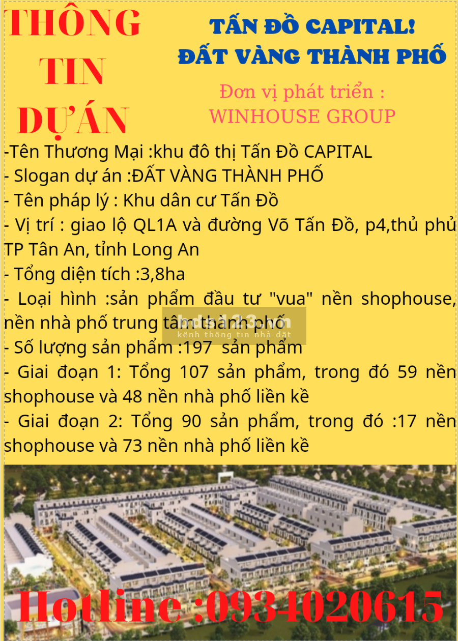 Mua đất vàng ngay trung tâm thành phố Tân An với giá đầu tư siêu lợi nhuận lh 0934020615
