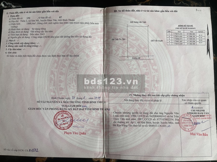 Bán lô đất liền kề khu công nghiệp Sơn Mỹ 1, 2, giá tốt đầu tư sinh lời, pháp lý đầy đủ, sổ sẵn