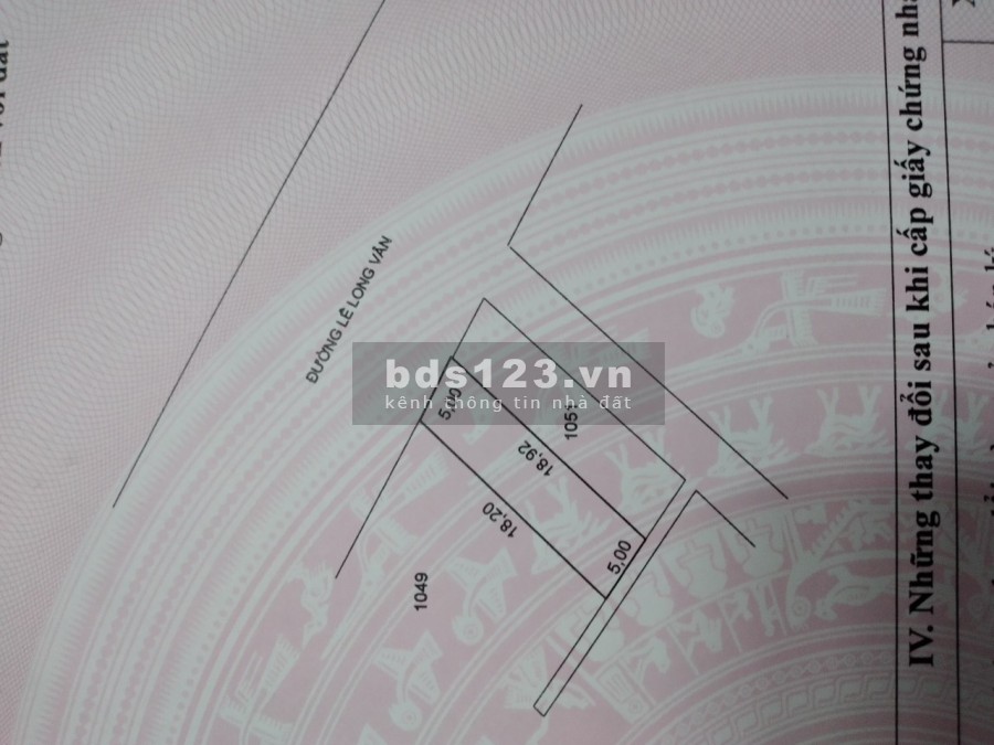 Cần bán gấp lô đất đường Lê Long Vân (Chính chủ) liên hệ xem đất 0933899248 sổ riêng