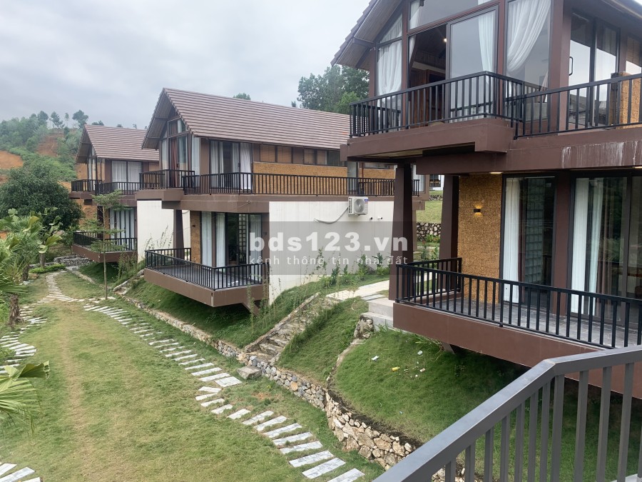 Bán BT đơn lập Thang Mây Village mặt hồ Bản Xôi, diện tích 288m2, giá 14tr/m2, chiết khấu 9%