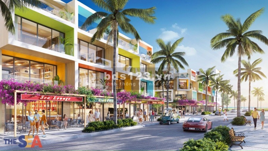 Shophouse ven biển 2 mặt tiền đầu tư đón đầu đầy tiềm năng