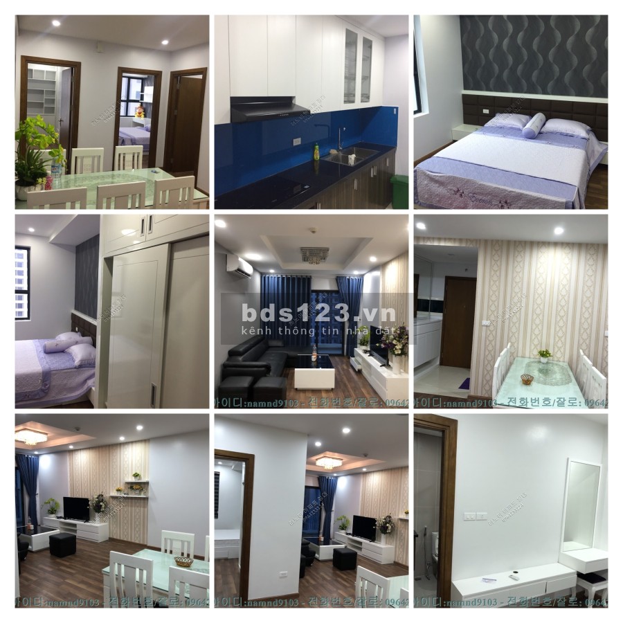 cho thuê căn 3N full nội thất cực nét chung cư Goldmark city