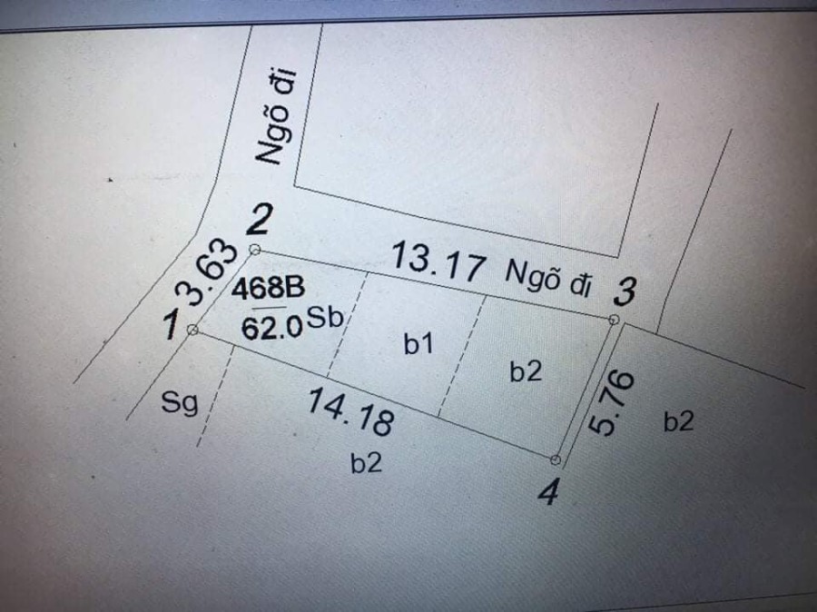 Cần bán gấp đất thổ cư Văn Quán, Quận Hà Đông, lô góc 62m2, giá 5.5 tỷ, sổ đỏ chính chủ