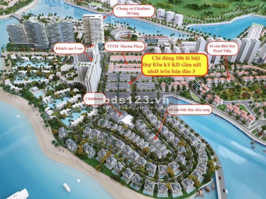 Cần bán biệt thự Grand Bay Villas giá chủ đầu tư sinh lời cao, kiến trúc đẹp, hạ tầng đồng bộ