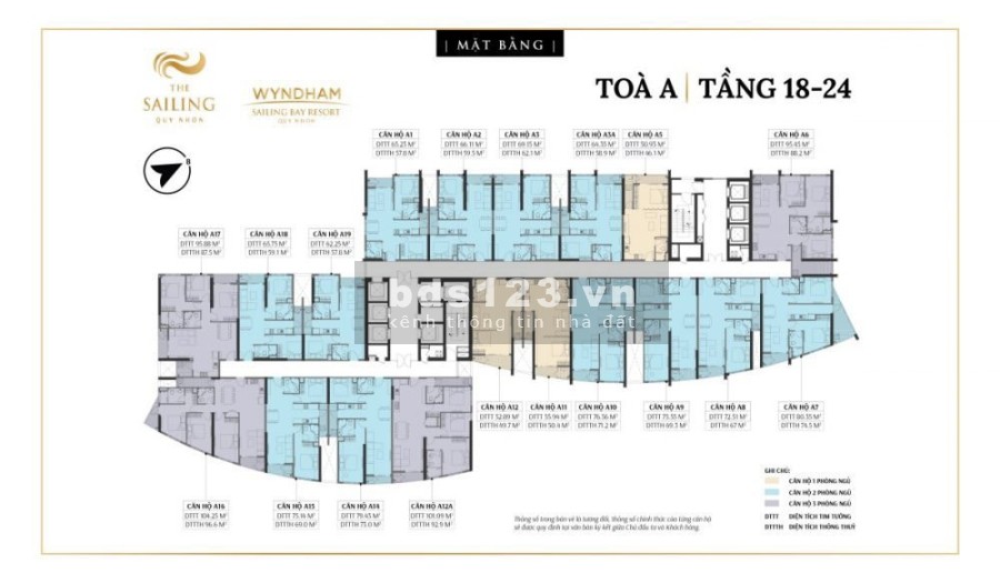 Booking Wyndham Sailing Bay ReSort View trực diện Biển Quy Nhơn 0965268349